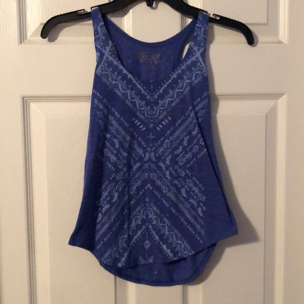 Blue tank top